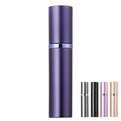 Abbildung von BRARIOS Parfümzerstäuber Nachfüllbar,leer Reise Parfüm Zerstäuber,5ml Mini Portable Sprühflasche,Taschenzerstäuber für Unterwegs(J Blau)