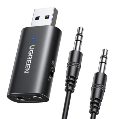 Abbildung von UGREEN 5.1 Bluetooth Adapter 2 in 1 Sender TV