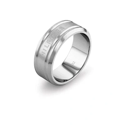 Abbildung von Tommy Hilfiger Ring silvercoloured, Herren, Größe: 64, Silver coloured