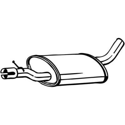 Abbildung von BOSAL 233 567 Mittelschalldämpfer VOLKSWAGEN: Tiguan I, AUDI: Q3