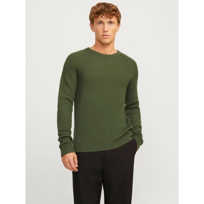 Abbildung von Jack &amp; Jones Jjpannel Strickpullover, Herren, Größe: XS, Kombu green