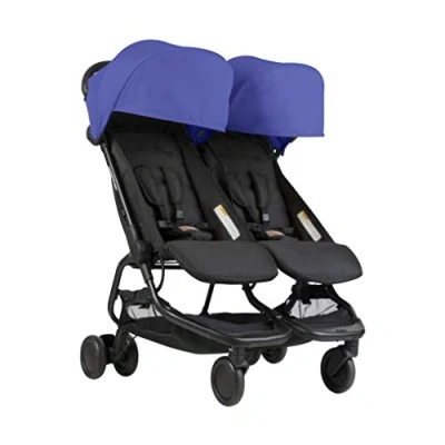 Abbildung von Mountain Buggy Nano DUO V1 Zwillings , Geschwisterwagen nautical blau