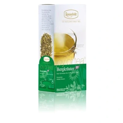 Abbildung von Ronnefeldt Bergkräuter BIO &#039;Joy of Tea&#039; Kräutertee Nach Schweizer Art, 15 Teebeutel, 30 g x 6 Stück