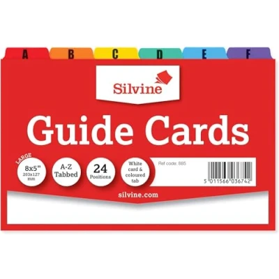 Abbildung von Silvine Guide Karten, 8 x 12,7 cm