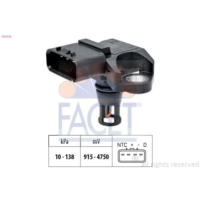Abbildung von FACET 10.3132 Luftdrucksensor, Höhenanpassung Made in Italy OE Equivalent TOYOTA: Aygo, iQ