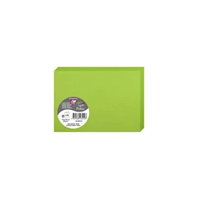 Abbildung von Clairefontaine 2321C Packung mit 25 Doppelkarten Pollen, 210g, in Format C6, 110 x 155mm, minze