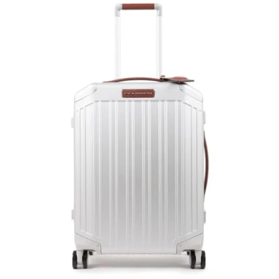 Abbildung von Piquadro Trolley, Herren, Größe: Small, Grigio / cuoio