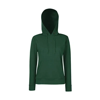 Abbildung von Classic Hooded Sweat Lady Fit Farbe: Bottle Green Größe: M