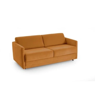 Abbildung von ATLANTIC home collection Schlafsofa Limone, hochwertig gepolstert, Safran, Dauerschläfer mit 140/200 Liegefläche, 193x93x90 cm (BxTxH)
