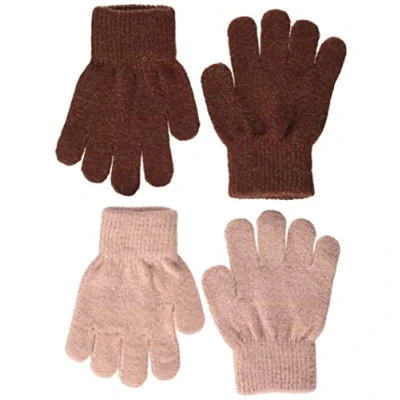 Abbildung von Celavi Unisex Baby Glitter Magic Gloves Fingerhandschuhe, Mahogany, 1 Jahr EU