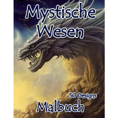 Abbildung von Fantasie Malbuch für Erwachsene: Dunkle mit 50 Mystischen Wesen zum Ausmalen
