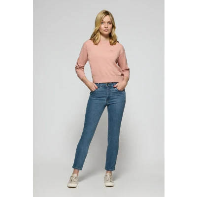 Abbildung von Polo Club Damen Jeanshose Telma Denimblau Mit Details 44