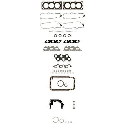 Abbildung von AJUSA 50148900 Dichtungsvollsatz, Motor mit Zylinderkopfdichtung, Ventilschaftabdichtung FIBERMAX OPEL: Calibra A