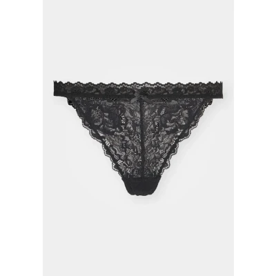 Abbildung von Lascana Tanga Ouvert String, Damen, Größe: 36/38, Black