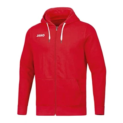 Abbildung von Jako Kinder Kapuzenjacke Base, rot, 128, 6865