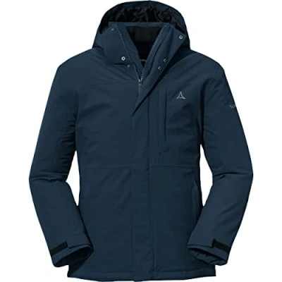 Abbildung von Schöffel highway shop Insulated Bastianisee Regenjacke / wasserabweisende Jacke, Herren, Größe: 54, Dunkelblau
