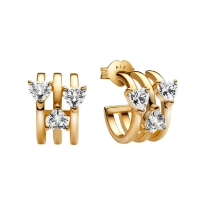 Abbildung von Pandora Damen Ohrringe Gold 263656C01