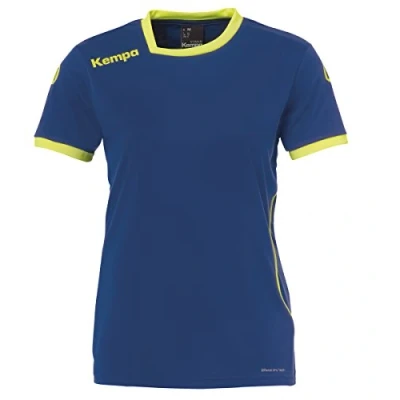 Abbildung von Kempa Damen Curve Trikot, deep blau/fluo gelb, XXL