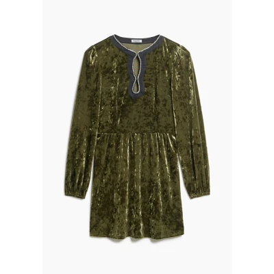 Abbildung von Superdry Cocktailkleid/festliches Kleid, Damen, Größe: 44, Soft khaki