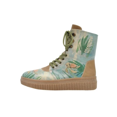 Abbildung von Dogo HEY DUDE Schnürstiefelette, Damen, Größe: 39, Mehrfarbig Schuhe