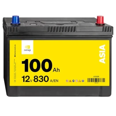 Abbildung von Denagi ASIA Autobatterie A100R 12V 100Ah 830A/EN Starterbatterie