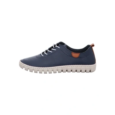 Abbildung von Gemini Damen Schnürschuhe Leder Halbschuhe 394050 02, Größe:40 EU, Farbe:Blau