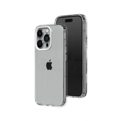 Abbildung von RhinoShield Crystal Clear Case kompatibel mit [iPhone 15 Pro] Fortschrittliche Vergilbungsresistenz, Hohe Transparenz, Personalisierbare und Transparente Schutzhülle Weiß