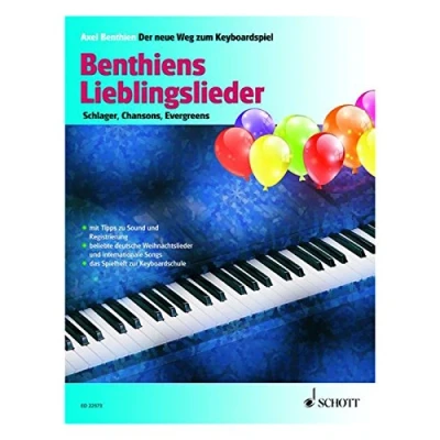 Abbildung von Benthiens Lieblingslieder: Schlager, Chansons, Evergreens. Keyboard/Klavier. Liederheft. (Der neue Weg zum Keyboardspiel)