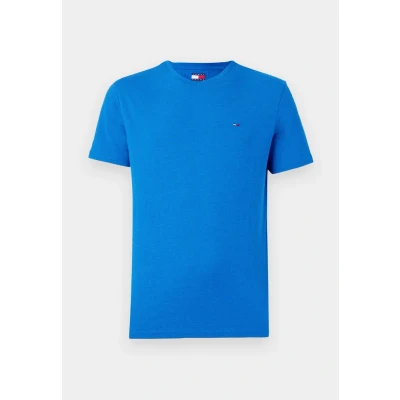 Abbildung von Tommy Jeans Jaspe SLIM TEE Tshirt basic, Herren, Größe: 44, Vibrant indigo