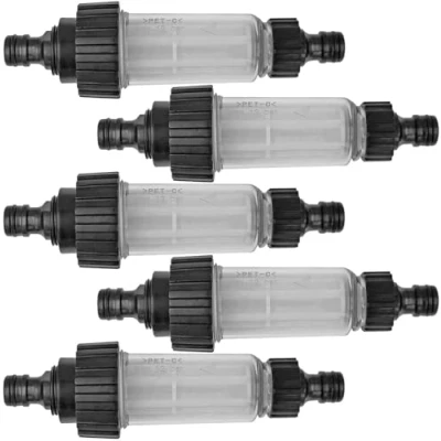 Abbildung von 5 Stück Wasser Filter für Hochdruckreiniger Pumpe Garten Schlauch Wohnmobil Caravan Boot Wohnwagen Camping Adapter passt zu Kärcher Gardena