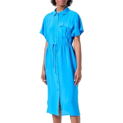 Abbildung von Vero Moda Blusenkleid IRIS (1 tlg) Drapiert/gerafft