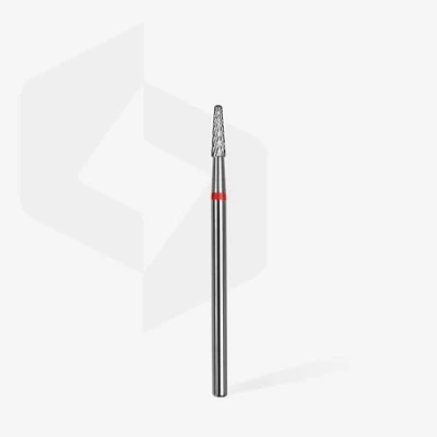 Abbildung von STALEKS PRO HARTMETALLFRÄSER BIT KEGELSTUMPF (KLEINER KREUZSCHNITT) I AUFSATZ FÜR APPARATIVE MANIKÜRE UND PEDIKÜRE SCHLEIFAUFSATZ ELEKTRISCHE SCHLEIFGERÄTE NAIL DRILL (FT71R023/8)