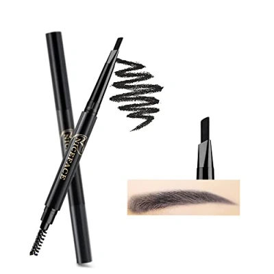 Abbildung von NICEFACE Augenbrauenstift Schwarz Double Ended Precision Waterproof Brow (Schwarz/Black# 1)