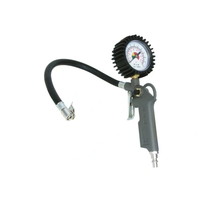Abbildung von Druckluftpistole Mit Manometer