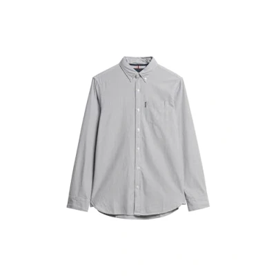 Abbildung von Superdry Essentials Oxford Hemd, Herren, Größe: XL, Needle ticking stripe