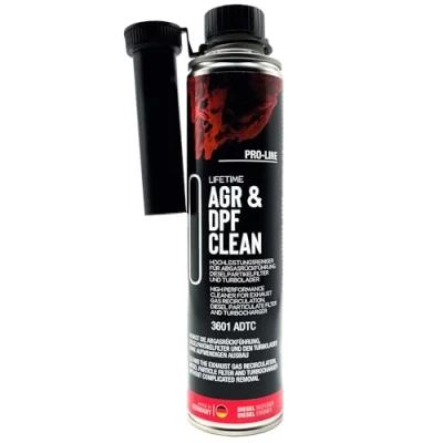 Abbildung von LIFETIME AGR &amp; DPF CLEAN Pro Line Hochleistung Diesel Reiniger, Reiniger Dieselpartikelfilter für umfassende Reinigung von AGR, Turbolader. 400ml 80l