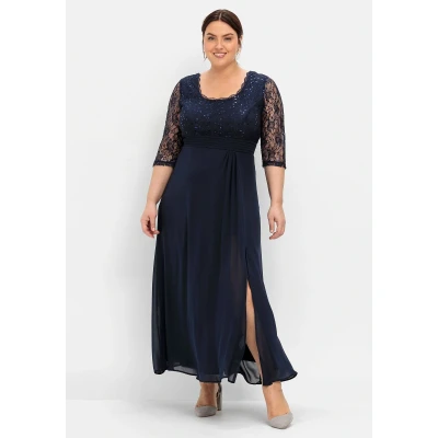 Abbildung von Sheego Ballkleid, Damen, Größe: 42, Navy