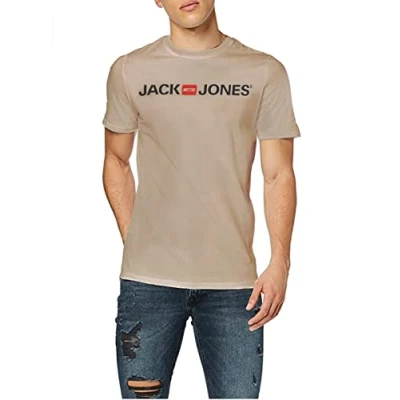 Abbildung von JACK &amp; JONES Herren JJECORP Logo Tee SS Crew Neck, Navy Blazer/2 PACK W.SURF The, M