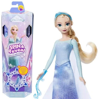 Abbildung von Mattel® Anziehpuppe Disney Die Eiskönigin Spin &amp; Reveal Elsa Puppe