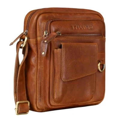 Abbildung von STILORD Schultertasche &quot;Ryan&quot; Crossbody Tasche Herren Leder