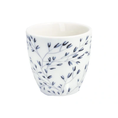 Abbildung von GreenGate Mini Latte Cup Ofelia Keramik Farbe: White (ØxH): 7 x 6,5 cm