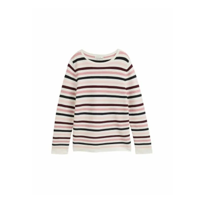 Abbildung von TOM TAILOR Damen 1016350 Pullover, 38584 Rose Ottoman Knit, M