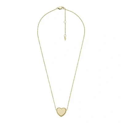 Abbildung von Fossil DREW Halskette goldcoloured, Damen, Größe: One Size, Gold coloured