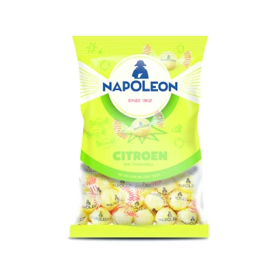Abbildung von Napoleon Zitrone Kogels Bonbons mit Brausefüllung 150 g