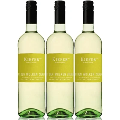 Abbildung von Weingut Kiefer Mit den Wolken ziehen QbA Weisswein Wein Cuvee Trocken Deutschland I Visando Paket (3 x 0,75l)