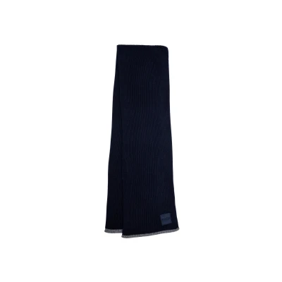 Abbildung von BOSS Modeschal Herren Schal Myiconic Scarf, Rippstrick, mit