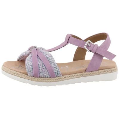 Abbildung von TOM TAILOR Riemchensandale, Plateau, Sandalette, Sommerschuh mit verstellbarer Schnalle