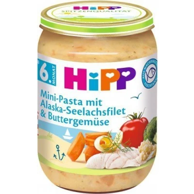 Abbildung von Hipp Mini Pasta mit Alaska Seelachsfilet &amp; Buttergemüse