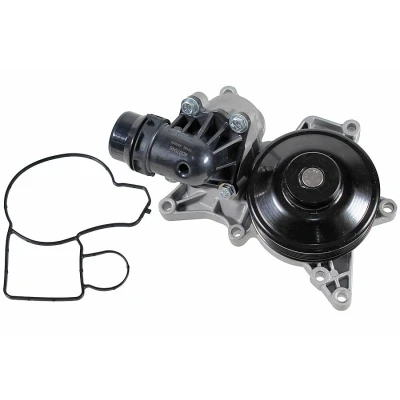 Abbildung von METZGER 4007046 Wasserpumpe mit Dichtungen Thermostat mechanisch Gehäuse BMW: 3 Limousine, Touring, Coupe