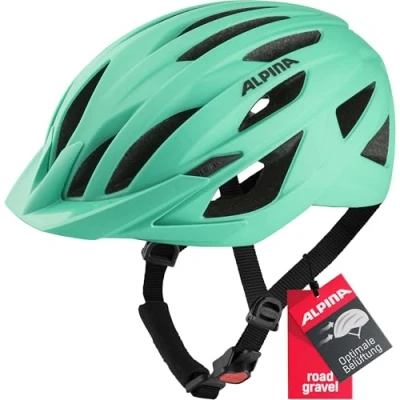 Abbildung von ALPINA PARANA Leichter, Individuell Anpassbarer Touren Fahrradhelm Mit Fliegennetz Für Erwachsene, turqouise matt, 55 59 cm